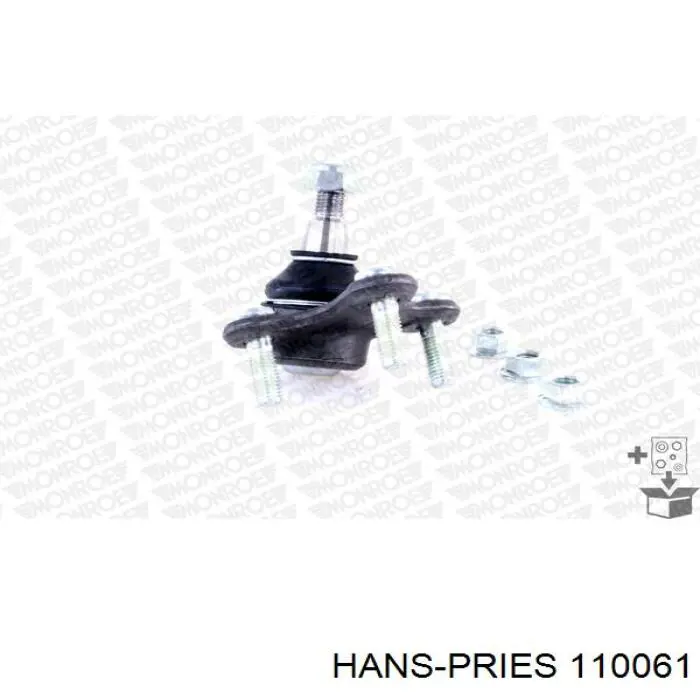 Нижняя левая шаровая опора 110061 Hans Pries (Topran)