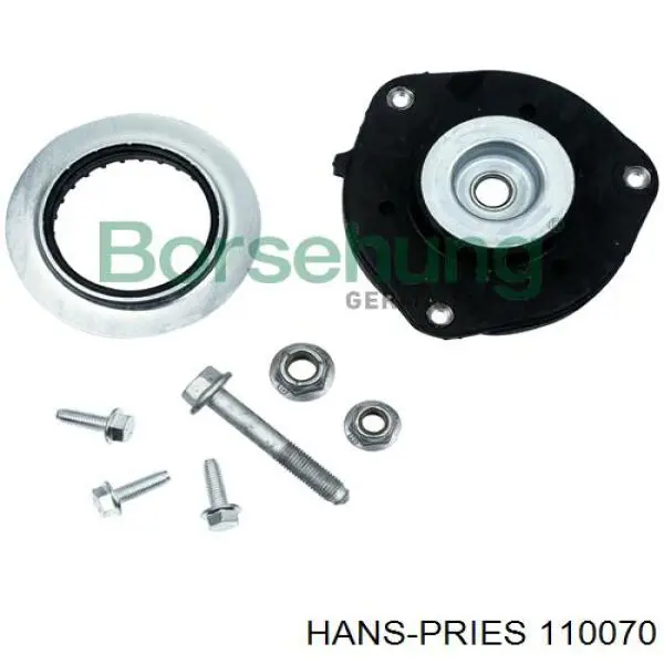 Опора стойки амортизатора переднего Hans Pries (Topran) 110070 цена, от 13.30 USD