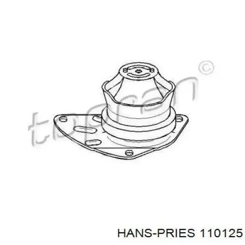 Подушка двигателя 110125 Hans Pries (Topran)