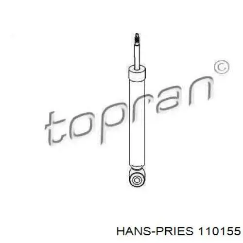 Амортизатор задний 110155 Hans Pries (Topran)