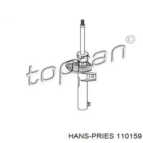 Амортизатор передний HANS PRIES 110159