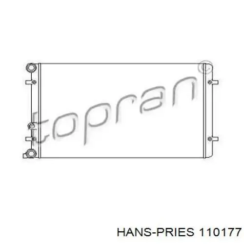 Радиатор 110177 Hans Pries (Topran)