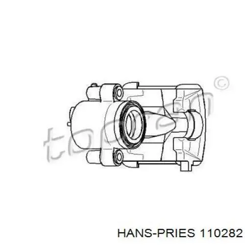 Суппорт тормозной передний правый 110282 Hans Pries (Topran)