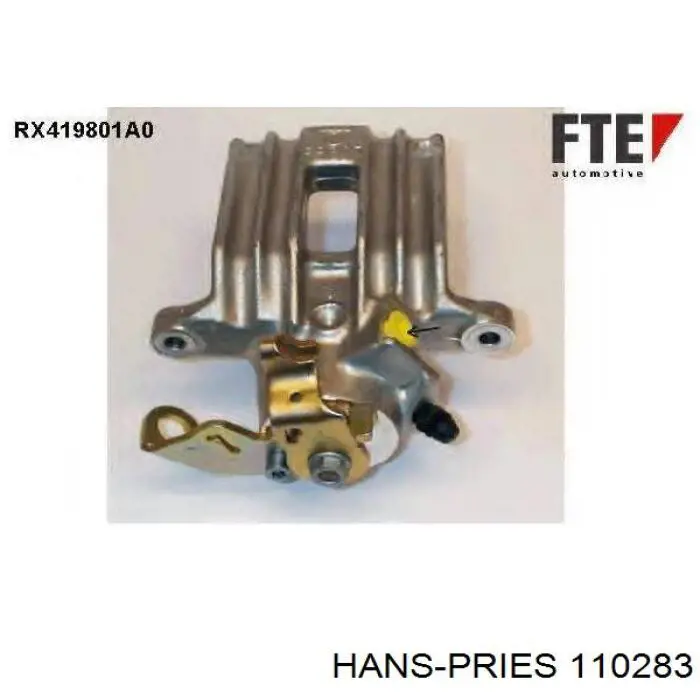 Суппорт тормозной передний левый 110283 Hans Pries (Topran)
