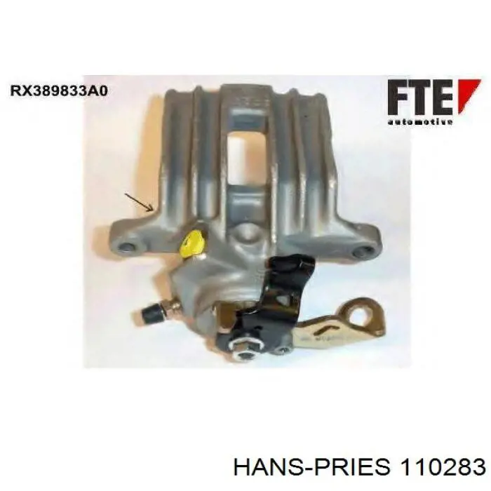 Купить 110283 Hans Pries (Topran) Суппорт тормозной передний левый