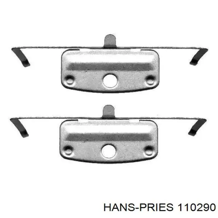 Soporte, pinza de freno delantera 110290 Hans Pries (Topran)