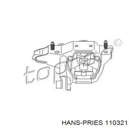 Левая подушка двигателя 110321 Hans Pries (Topran)