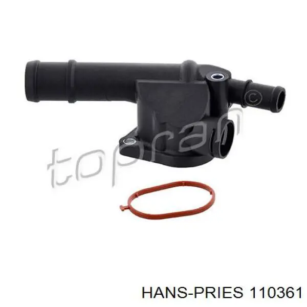 Фланец системы охлаждения 110361 Hans Pries (Topran)