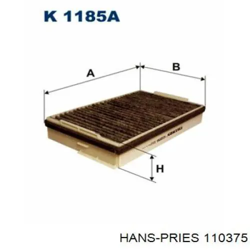 Купить 110375 Hans Pries (Topran) Шестерня привода ТНВД