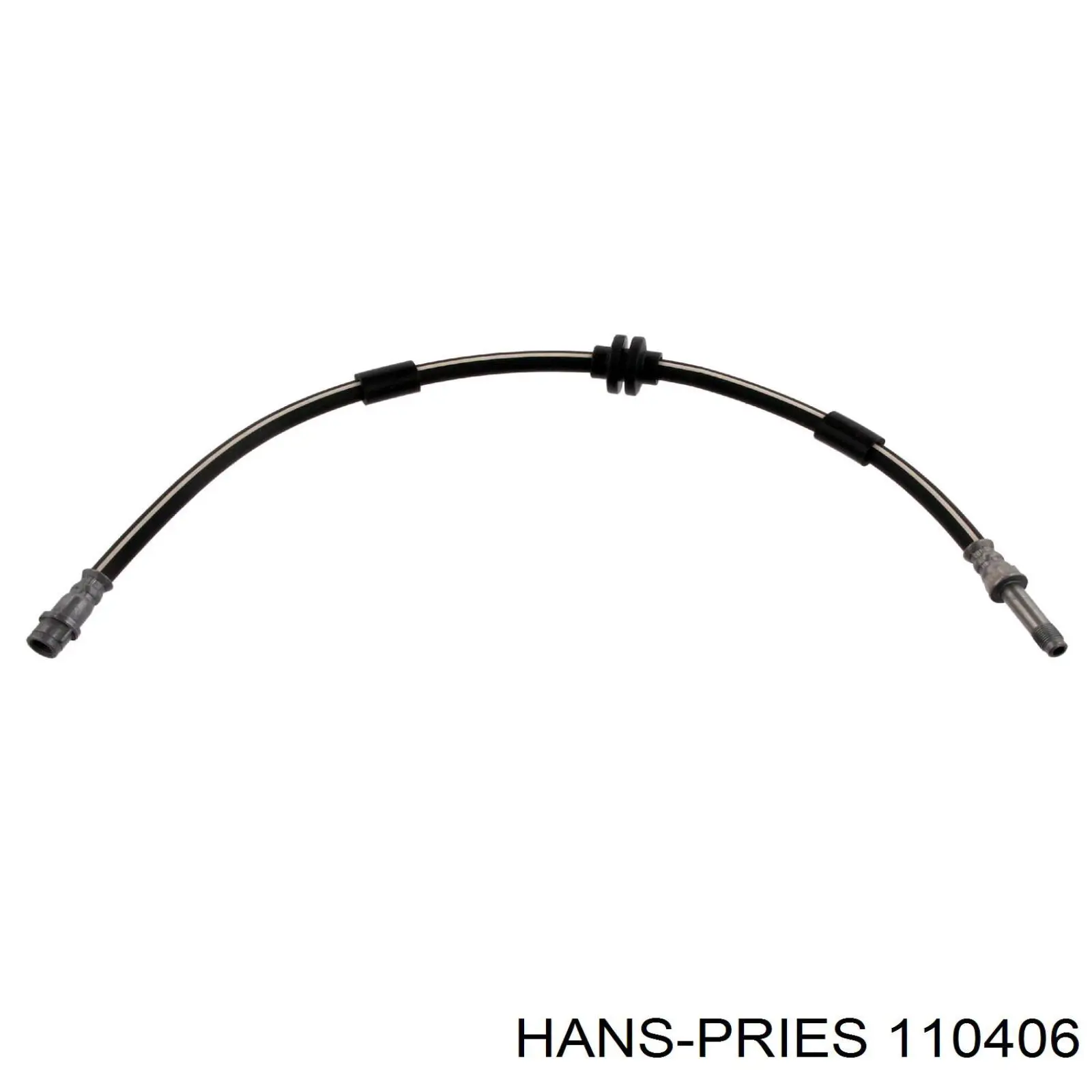 Шланг тормозной передний Hans Pries (Topran) 110406 цена, от 7.46 USD