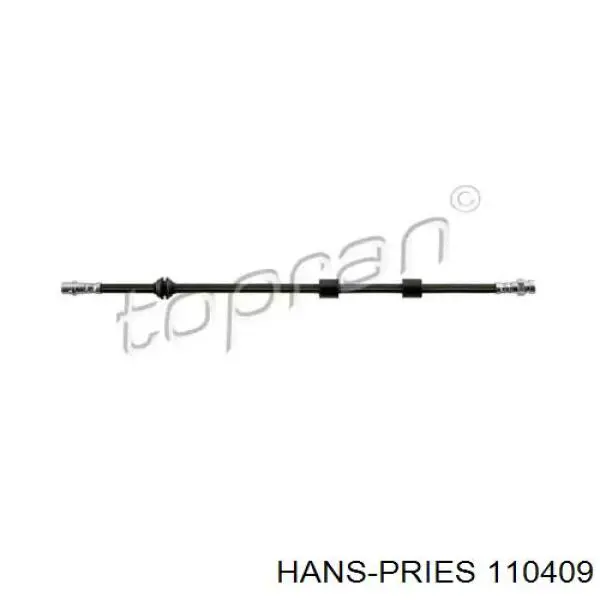 110 409 Hans Pries (Topran) шланг тормозной передний