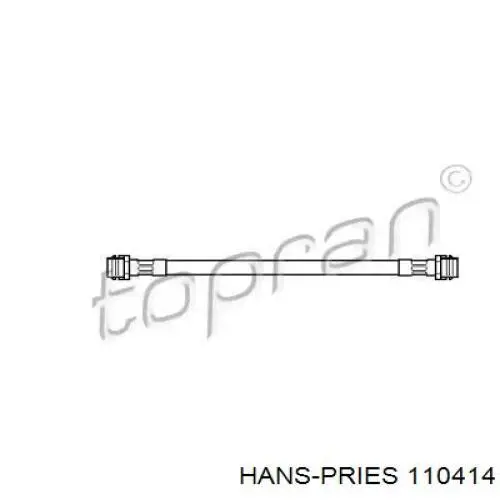 Задний тормозной шланг 110414 Hans Pries (Topran)