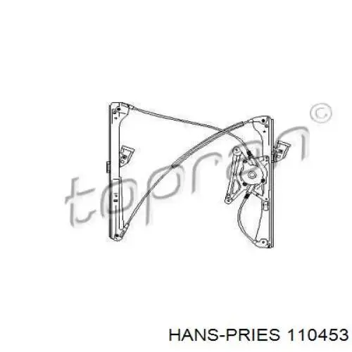 Механизм стеклоподъемника двери передней левой 110453 Hans Pries (Topran)