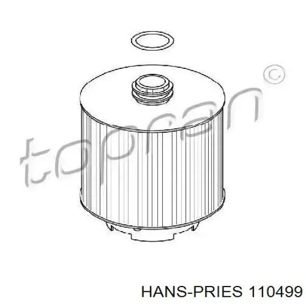 Воздушный фильтр 110499 Hans Pries (Topran)