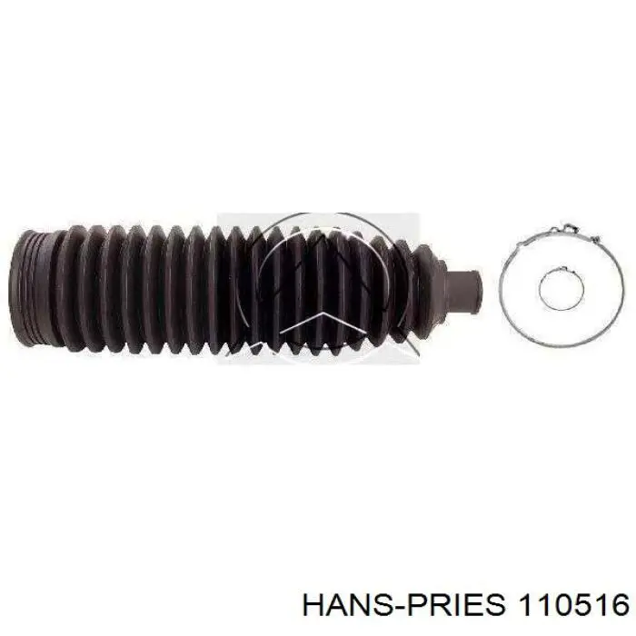 110516 Hans Pries (Topran) bota de proteção do mecanismo de direção (de cremalheira)