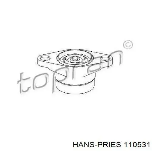 Опора заднего амортизатора Hans Pries (Topran) 110531 цена, от 12.22 USD