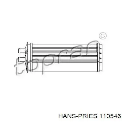 110546 Hans Pries (Topran) радиатор печки