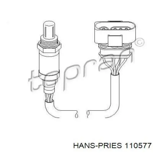 Лямбда-зонд 110577 Hans Pries (Topran)