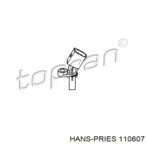 110607 Hans Pries (Topran) датчик абс (abs задний правый)