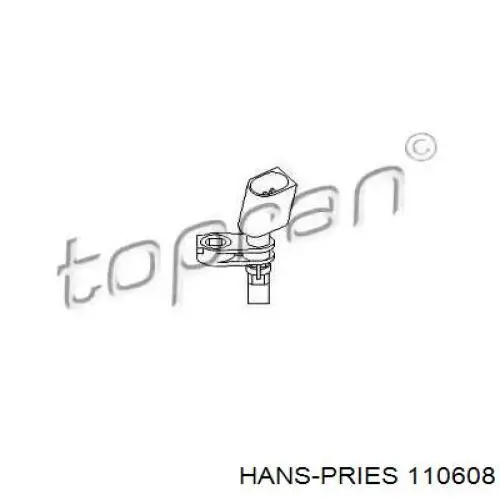 110608 Hans Pries (Topran) датчик абс (abs передний правый)