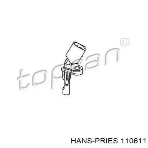 Датчик АБС (ABS) задний правый 110611 Hans Pries (Topran)