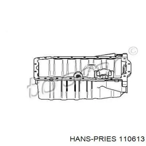 Поддон двигателя 110613 Hans Pries (Topran)