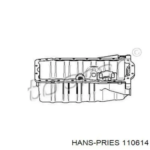 Поддон масляный картера двигателя HANS PRIES 110614
