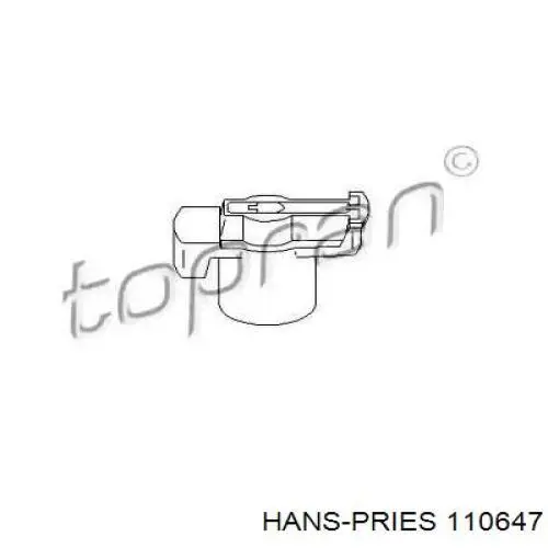 Бегунок распределителя зажигания 110647 Hans Pries (Topran)