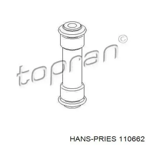 110662 Hans Pries (Topran) сайлентблок задней рессоры задний