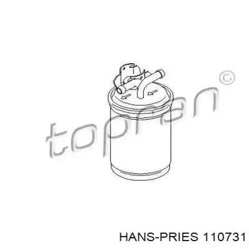 Топливный фильтр 110731 Hans Pries (Topran)