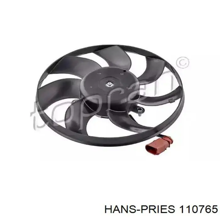 Электровентилятор охлаждения в сборе Hans Pries (Topran) 110765 цена, от 59.67 USD