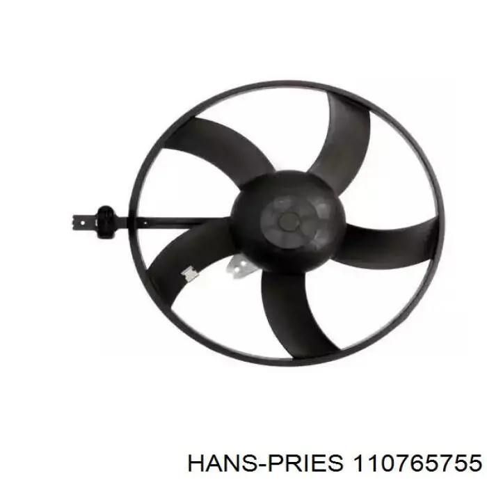 Электровентилятор охлаждения в сборе (мотор+крыльчатка) HANS PRIES 110765755