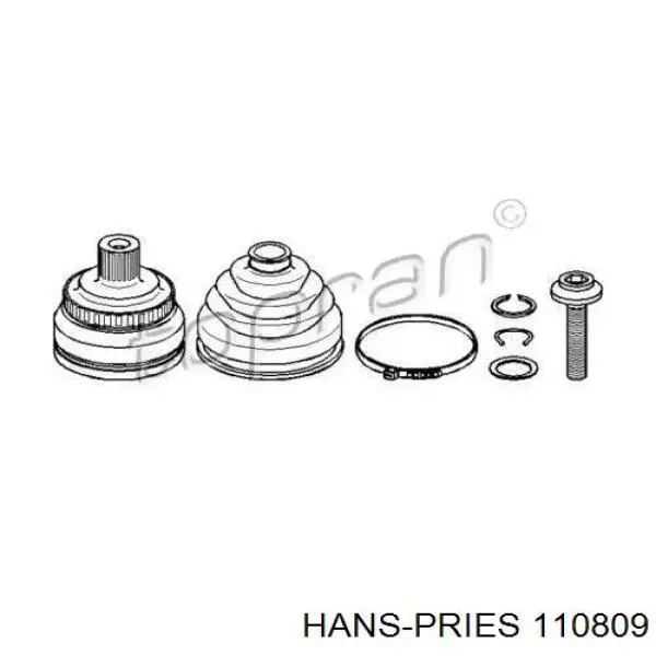 ШРУС наружный передний 110809 Hans Pries (Topran)