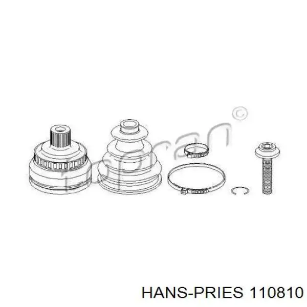 ШРУС наружный передний 110810 Hans Pries (Topran)