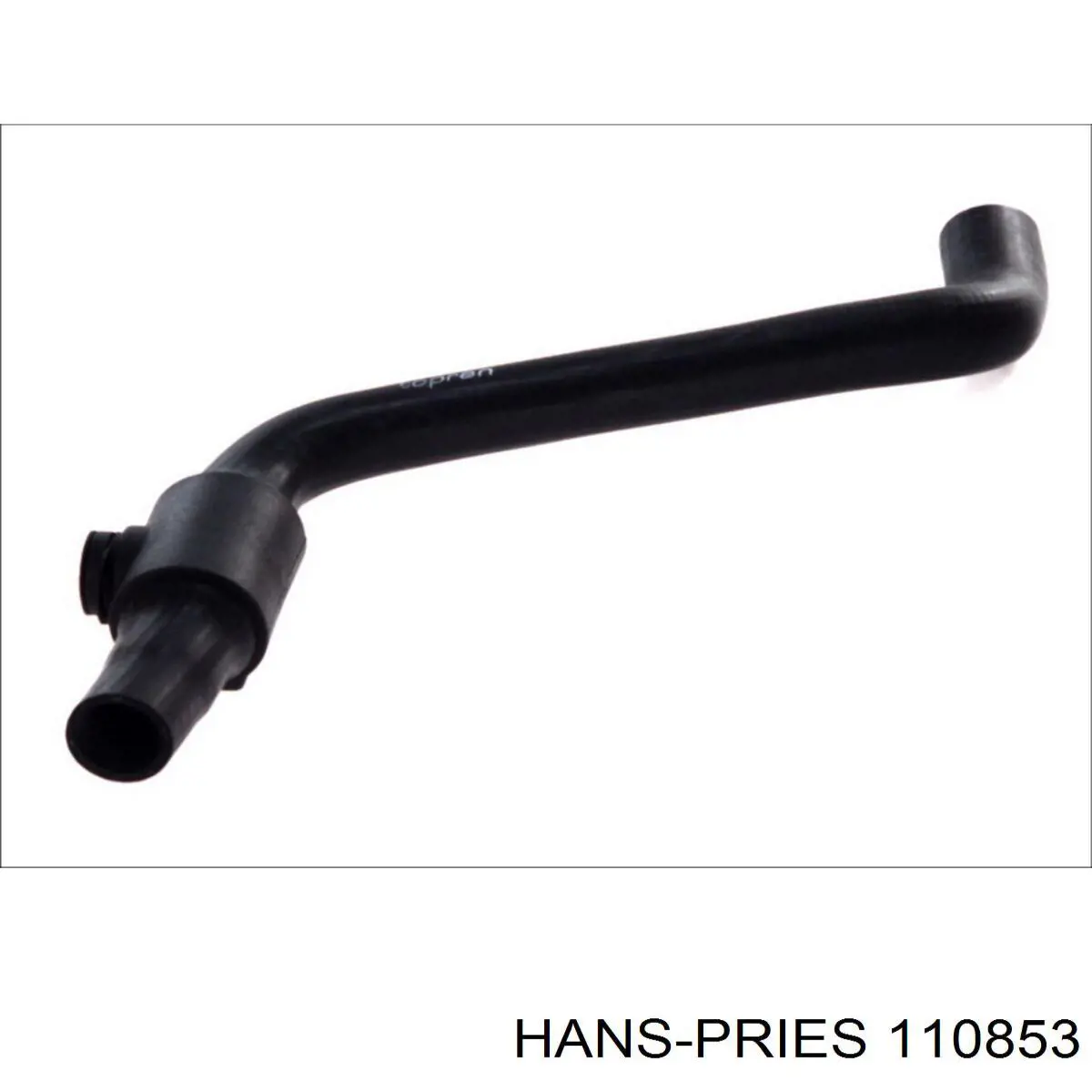 110 853 586 Hans Pries (Topran) шланг (патрубок радиатора охлаждения верхний)
