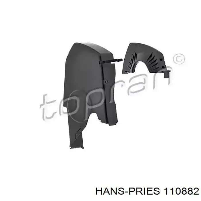 110882 Hans Pries (Topran) proteção superior da correia do mecanismo de distribuição de gás
