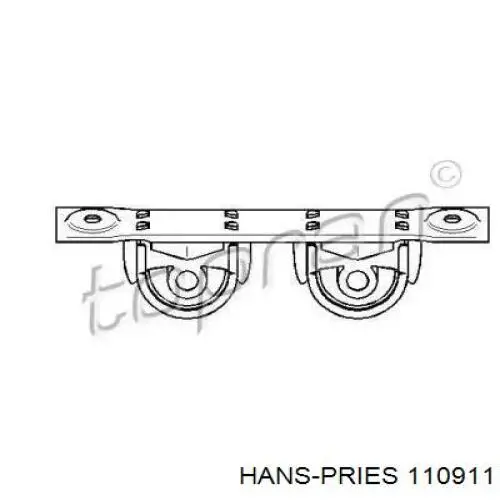 Подушка глушителя 110911 Hans Pries (Topran)