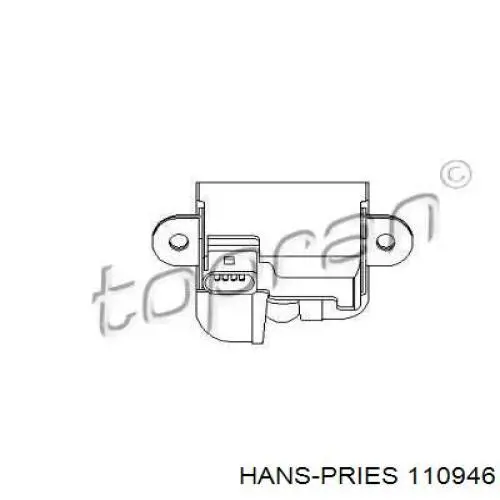 Замок крышки багажника (двери 3/5-й задней) 110946 Hans Pries (Topran)