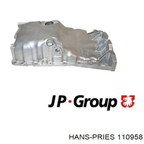 Поддон двигателя 110958 Hans Pries (Topran)