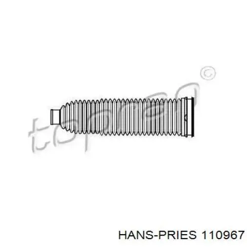 110 967 Hans Pries (Topran) пыльник рулевого механизма (рейки правый)