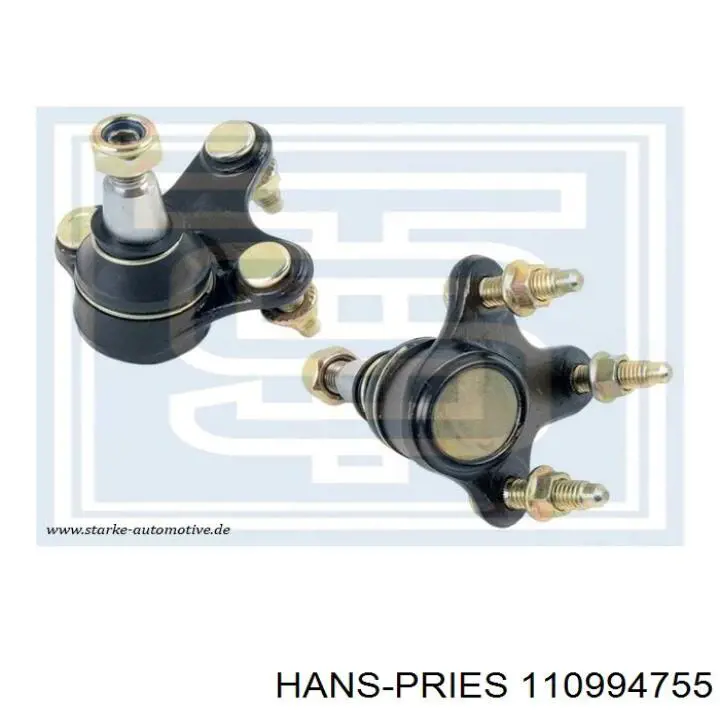 Купить 110994755 Hans Pries (Topran) Шаровая опора, нижняя, левая