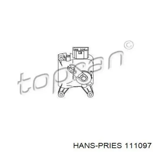 Привод заслонки печки 111097 Hans Pries (Topran)