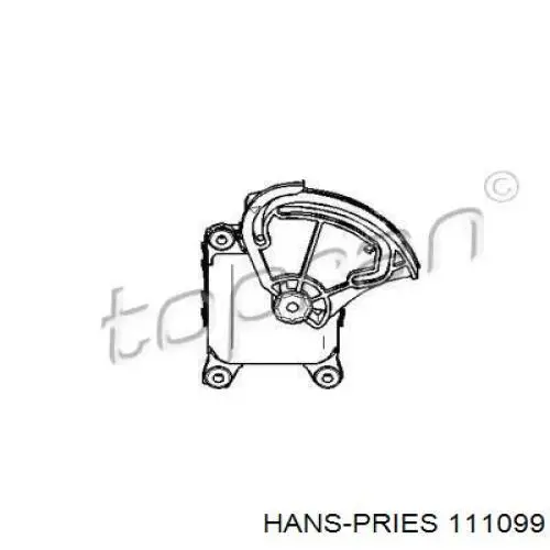 Мотор заслонки рециркуляции воздуха 111099 Hans Pries (Topran)