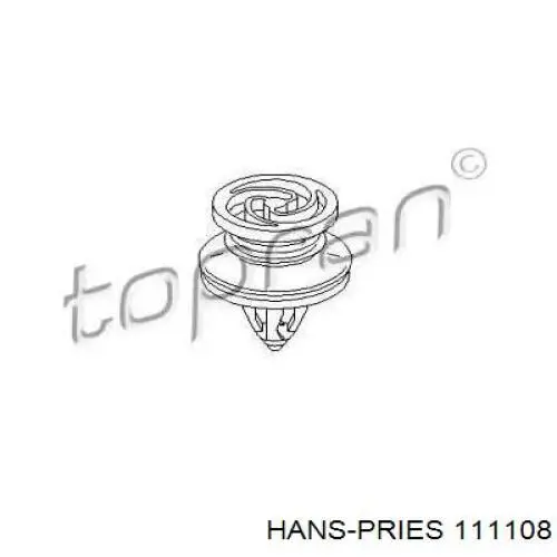 Пистон крепления обшивки двери 111108 Hans Pries (Topran)