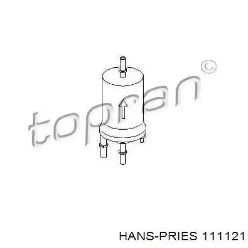 Топливный фильтр 111121 Hans Pries (Topran)