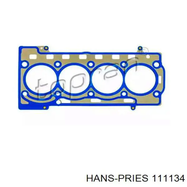 Прокладка ГБЦ 111134 Hans Pries (Topran)