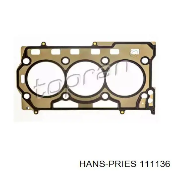 Прокладка ГБЦ 111136 Hans Pries (Topran)