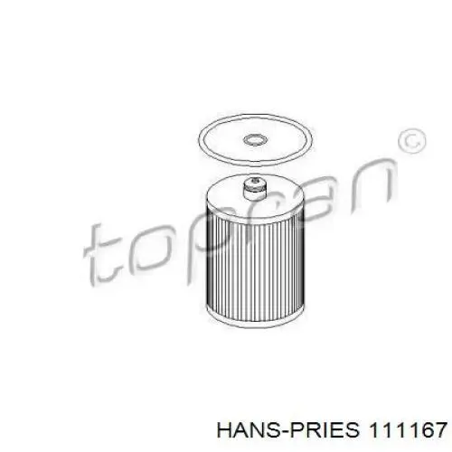 111167 Hans Pries (Topran) топливный фильтр