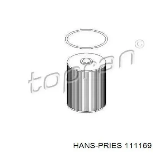 Топливный фильтр 111169 Hans Pries (Topran)