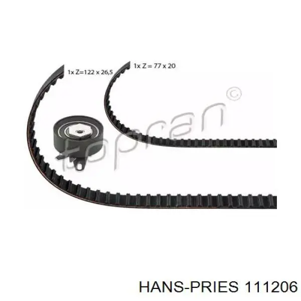 Комплект ГРМ 111206 Hans Pries (Topran)